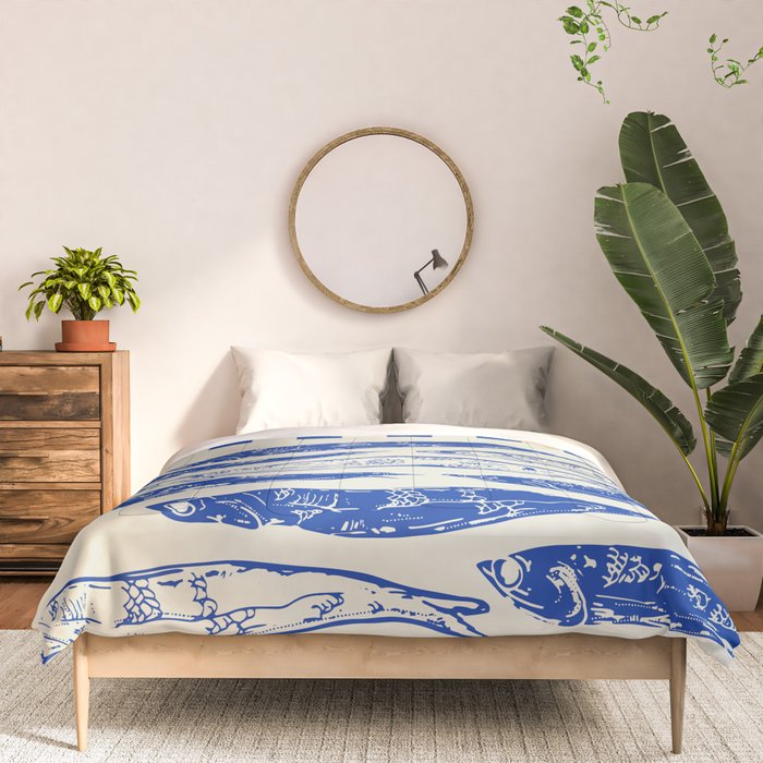 Nordic Sardines Checkered Comforter Gallery Image 3