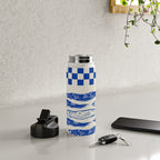 Nordic Sardines Checkered Water Bottle Gallery Image 4