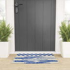 Nordic Sardines Checkered Welcome Mat Gallery Image 3
