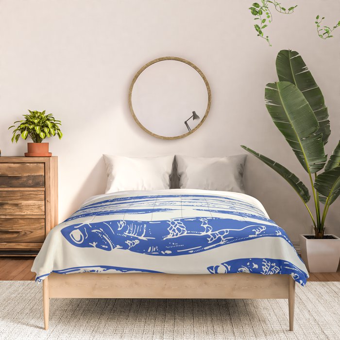 Nordic Sardines Checkered Comforter Gallery Image 3