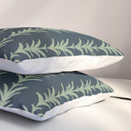 Palm Pier | Navy Pillow Sham Gallery Image 3