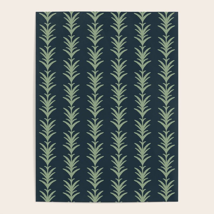Palm Pier | Navy Poster Gallery Image 4