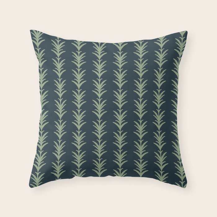 Palm Pier | Navy Throw Pillow Gallery Image 6