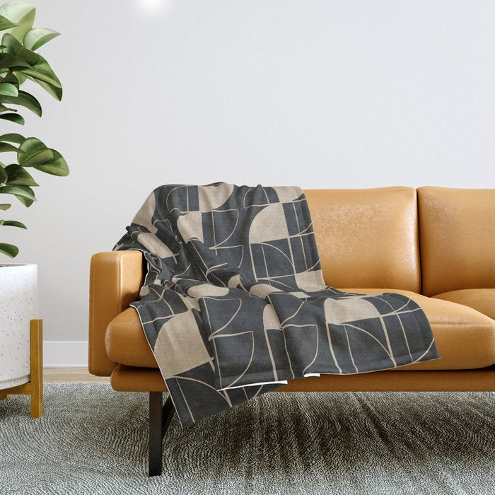 Lines in Motion 10 Throw Blanket Gallery Image 1