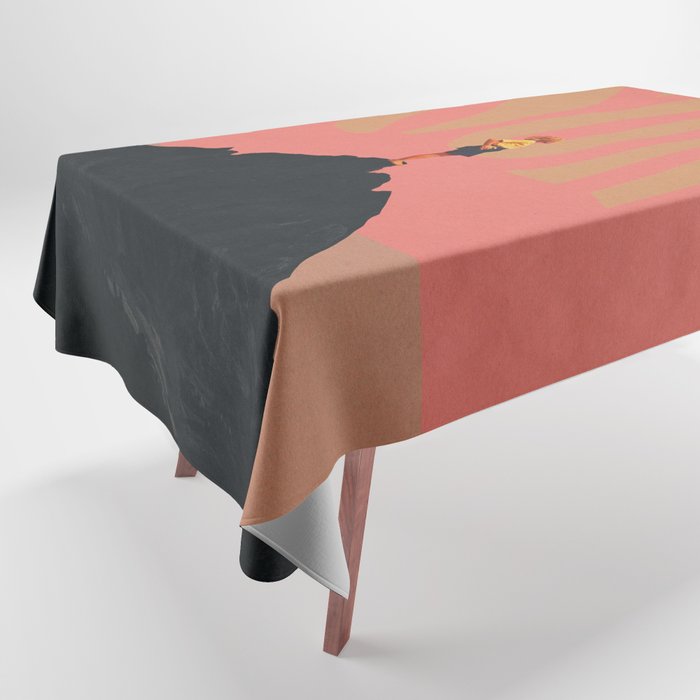 Pink Summer Sun Tablecloth Gallery Image 1