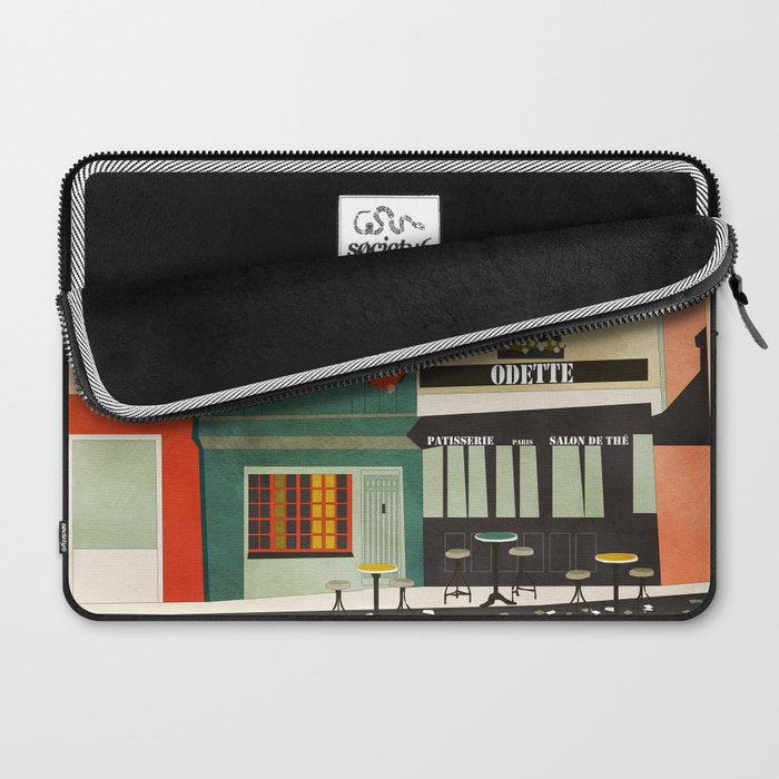 paris 2 travel europe france houses Laptop Sleeve Gallery Image 2