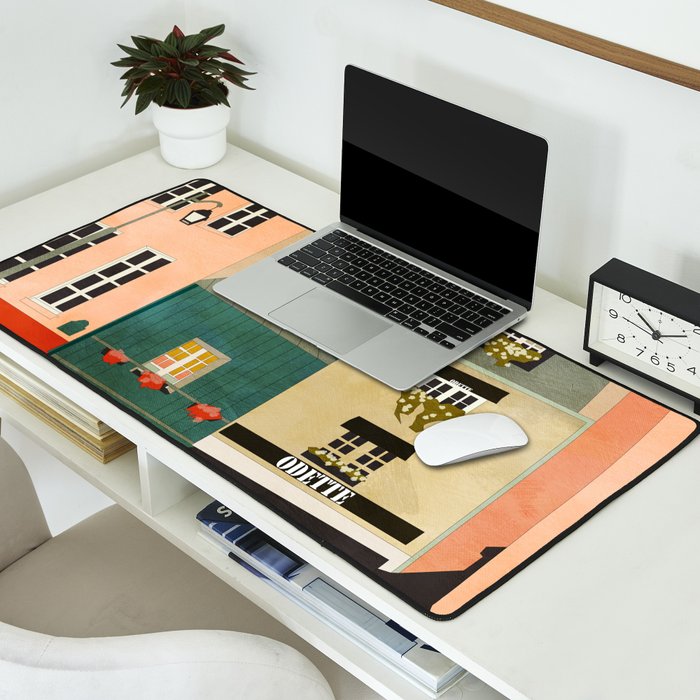 paris 2 travel europe france houses Desk Mat Gallery Image 2