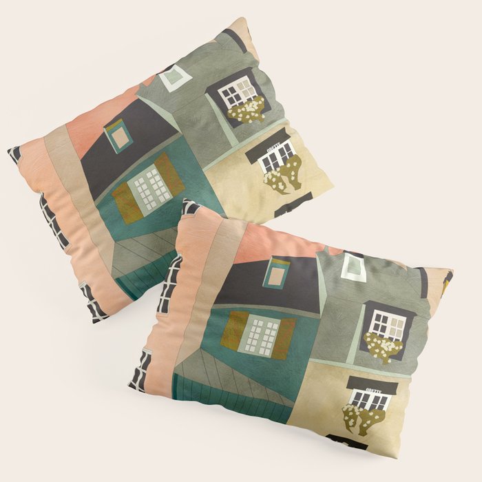 paris 2 travel europe france houses Pillow Sham Gallery Image 3