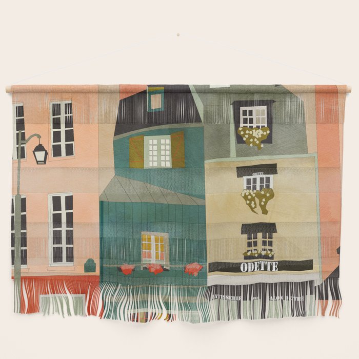 paris 2 travel europe france houses Wall Hanging Gallery Image 1