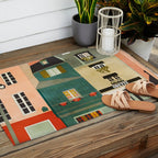 paris 2 travel europe france houses Outdoor Rug Gallery Image 2