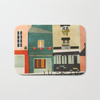 paris 2 travel europe france houses Bath Mat Gallery Image 1