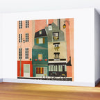 paris 2 travel europe france houses Wall Mural Gallery Image 2