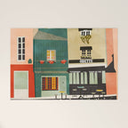 paris 2 travel europe france houses Welcome Mat Gallery Image 1