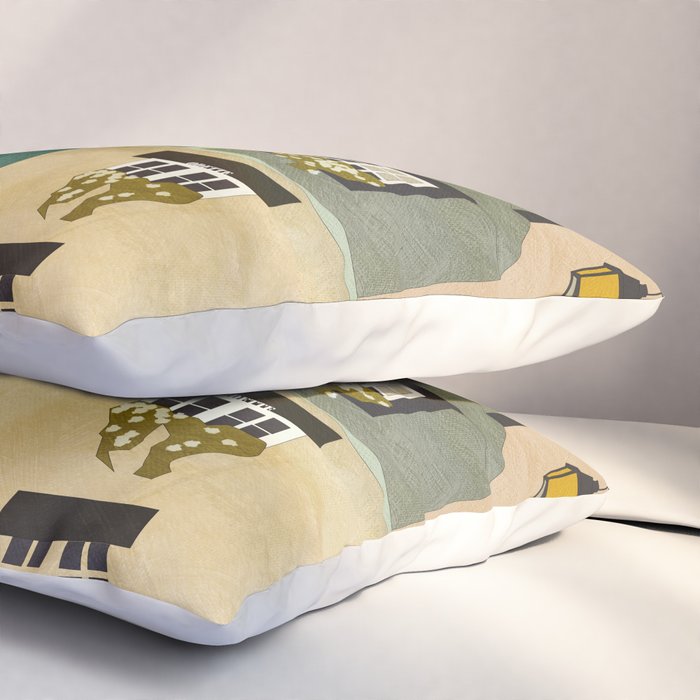 paris 2 travel europe france houses Pillow Sham Gallery Image 3