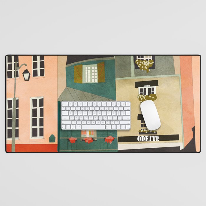paris 2 travel europe france houses Desk Mat Gallery Image 1
