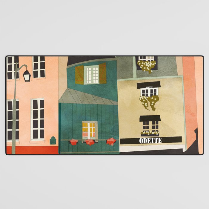 paris 2 travel europe france houses Desk Mat Gallery Image 3