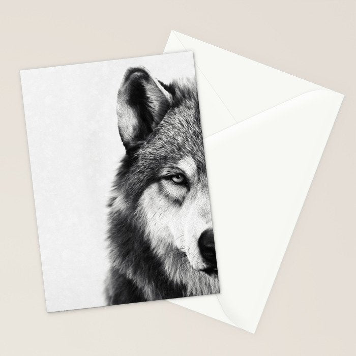 Wolf Stationery Card Gallery Image 2