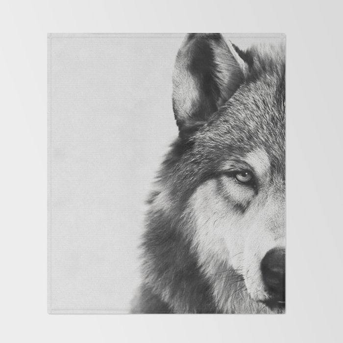 Wolf Throw Blanket Gallery Image 2