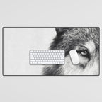 Wolf Desk Mat Gallery Image 1
