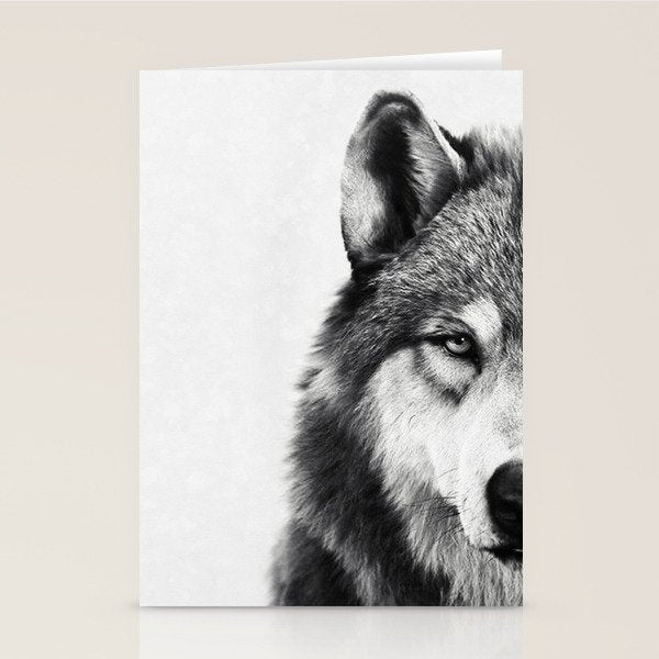 Wolf Stationery Card Gallery Image 2