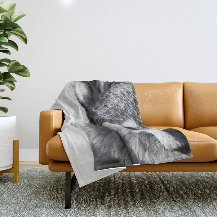 Wolf Throw Blanket Gallery Image 1