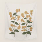 Cat and Plant 7B Wall Tapestry Gallery Image 4