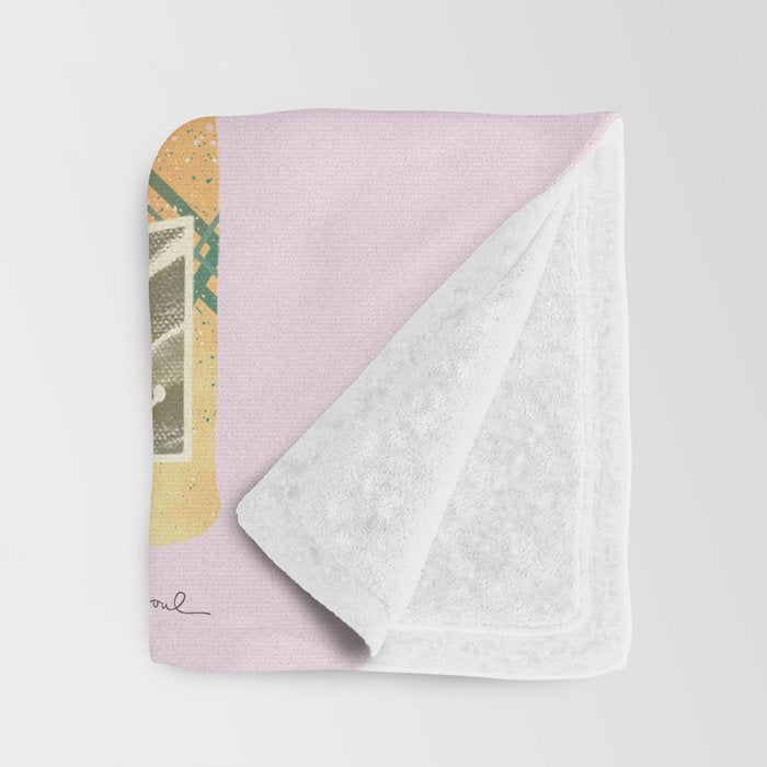 Champagne Bottles - Pink Ver. Throw Blanket Gallery Image 3