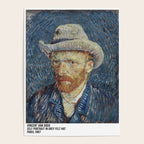 Self Portrait in Grey Felt Hat by Vincent Van Gogh Poster Gallery Image 4