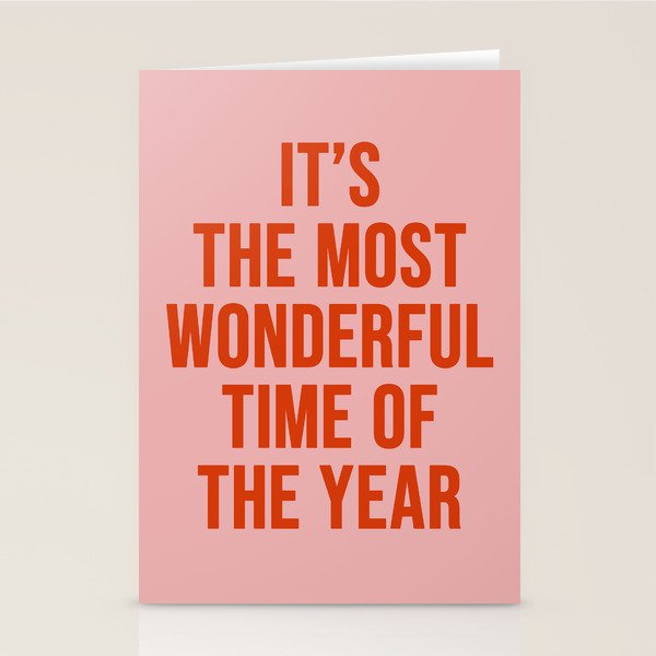 Most Wonderful Time Stationery Card Gallery Image 1