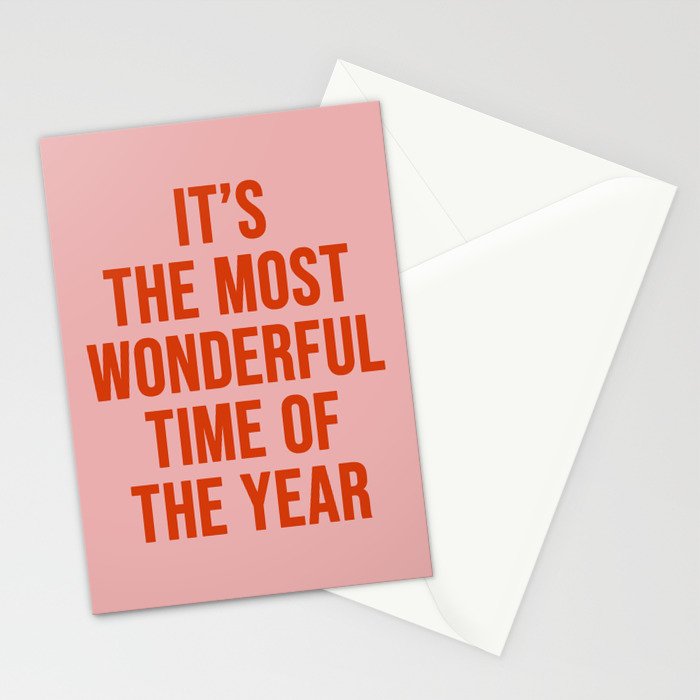 Most Wonderful Time Stationery Card Gallery Image 2