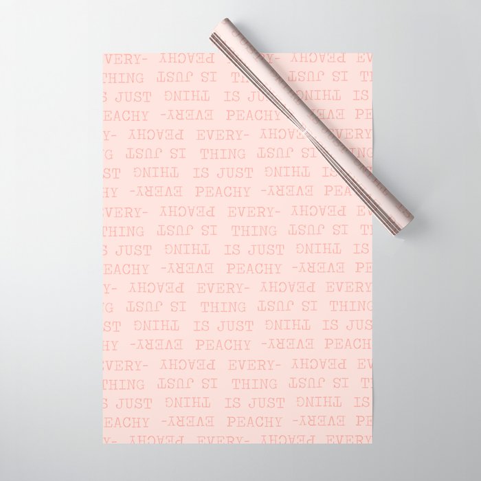 Just Peachy Wrapping Paper Gallery Image 1