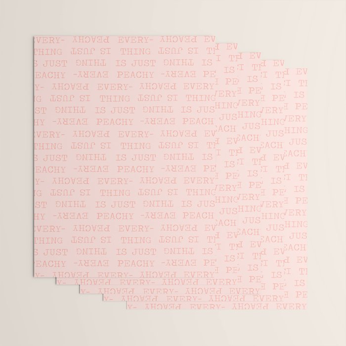 Just Peachy Wrapping Paper Gallery Image 3