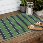 Cozy Heirloom Stripe Harmony Outdoor Rug Gallery Image 2