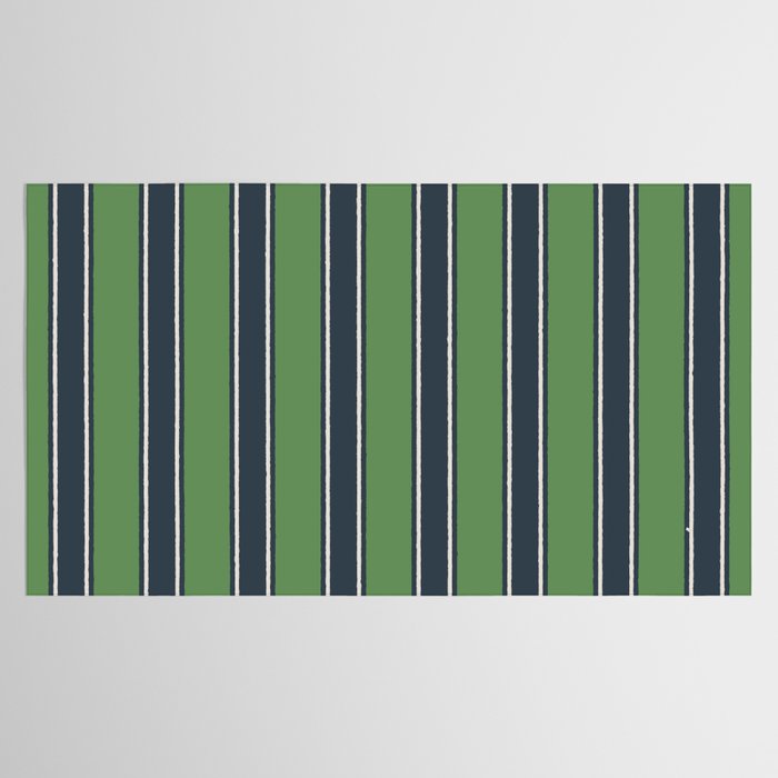 Cozy Heirloom Stripe Harmony Tablecloth Gallery Image 2