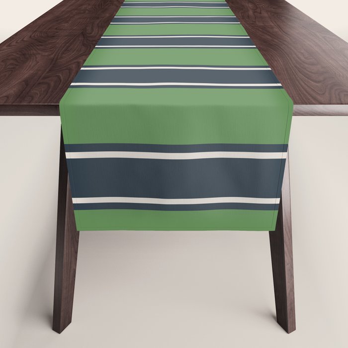 Cozy Heirloom Stripe Harmony Table Runner Gallery Image 1