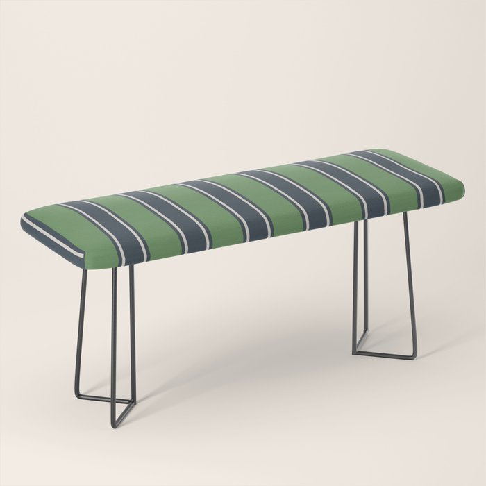 Cozy Heirloom Stripe Harmony Bench Gallery Image 1