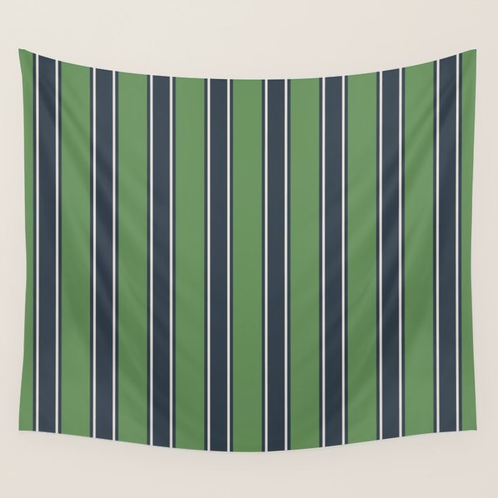 Cozy Heirloom Stripe Harmony Wall Tapestry Gallery Image 4