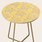 Coastal Oysters on the Beach in Pastel Yellow & Orange Side Table Gallery Image 2