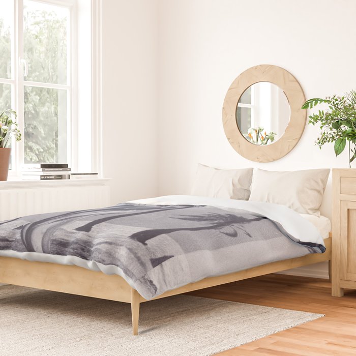 Tropical Storm in Purple Duvet Cover Gallery Image 2