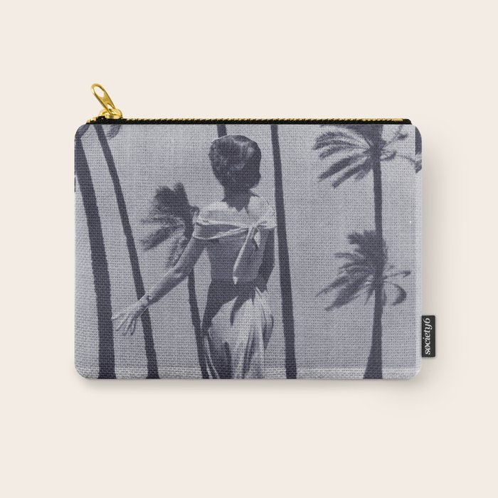 Tropical Storm in Purple Carry All Pouch Gallery Image 1