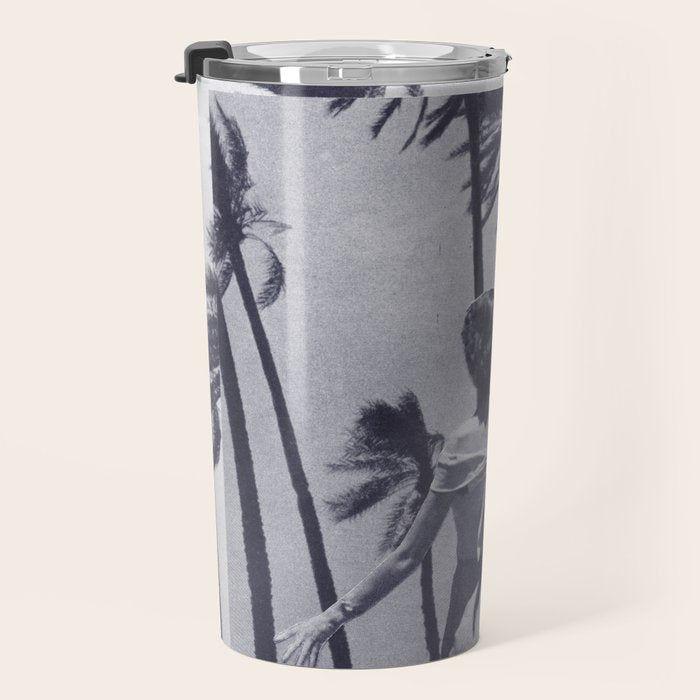 Tropical Storm in Purple Travel Mug Gallery Image 3