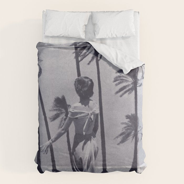 Tropical Storm in Purple Duvet Cover Gallery Image 1
