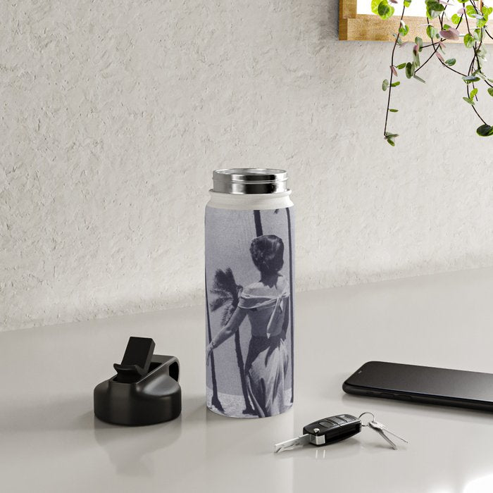 Tropical Storm in Purple Water Bottle Gallery Image 4