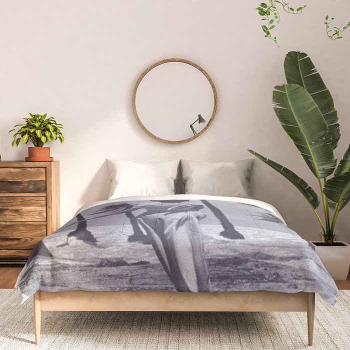 Tropical Storm in Purple Comforter Gallery Image 3