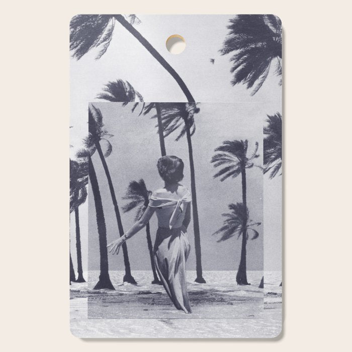 Tropical Storm in Purple Cutting Board Gallery Image 1