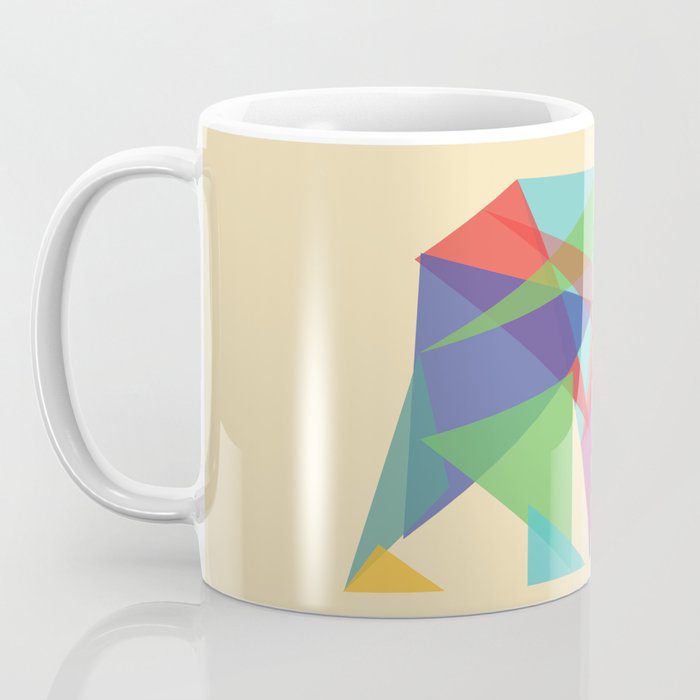 Fractal Geometric bear Coffee Mug Gallery Image 3