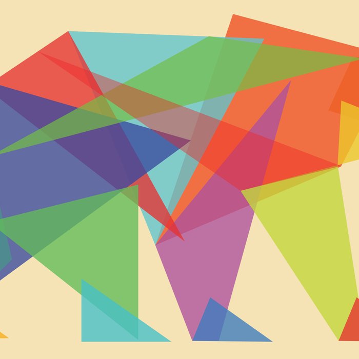 Fractal Geometric bear Coffee Mug Gallery Image 2