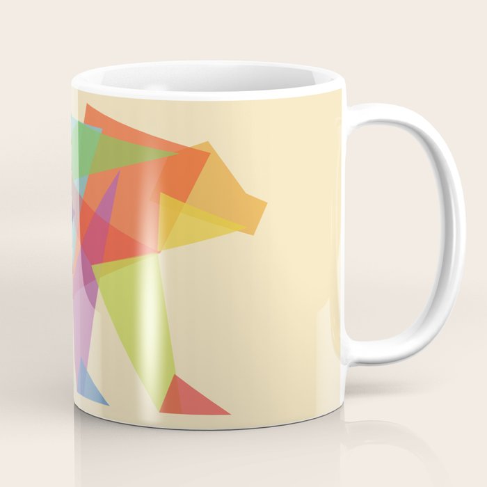Fractal Geometric bear Coffee Mug Gallery Image 1