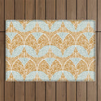 Rustic Follage Elegance Outdoor Rug Gallery Image 1