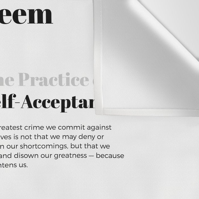 The six pillars of self-esteem by Nathaniel Branden Wall Tapestry Gallery Image 3